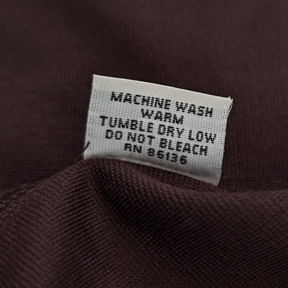 BRYN WALKER‎ Dress S Brown Lagonlook Cowl Neck Kangaroo Pocket Oversize Pullover - Picture 10 of 11